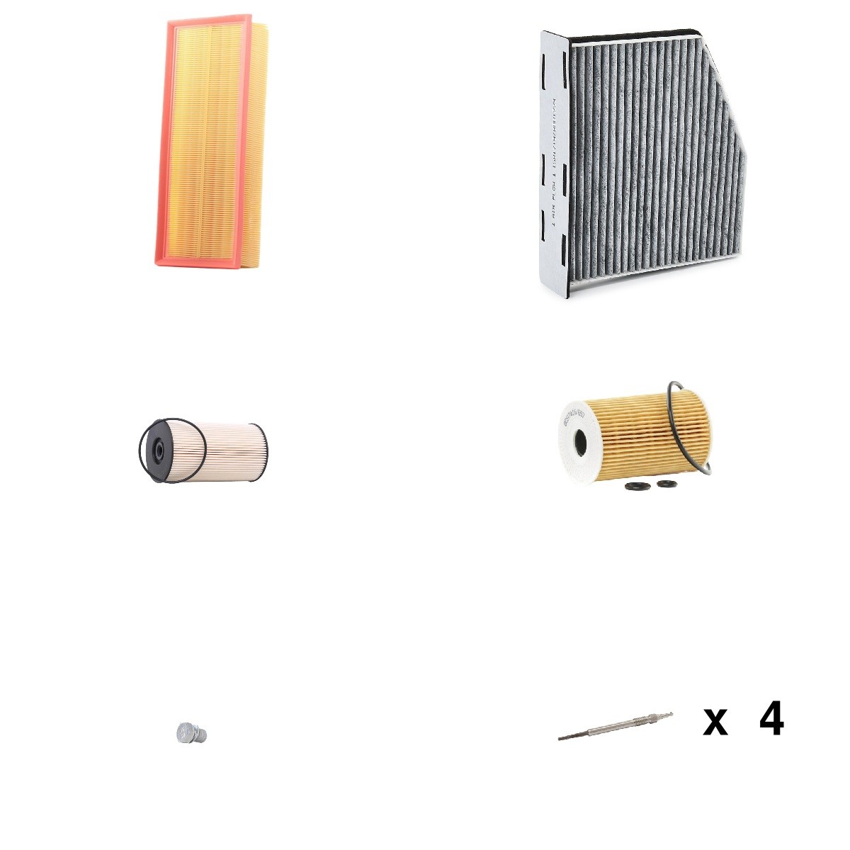 RIDEX 4682P4573: Onderhoudspakket