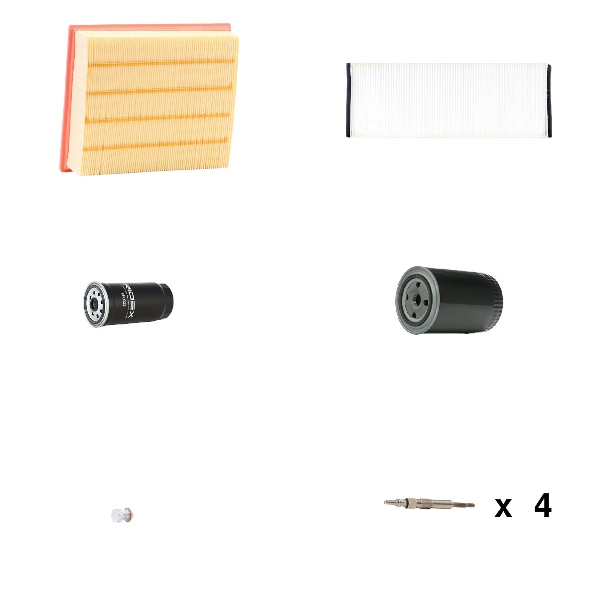 RIDEX 4682P5553: Kit de service