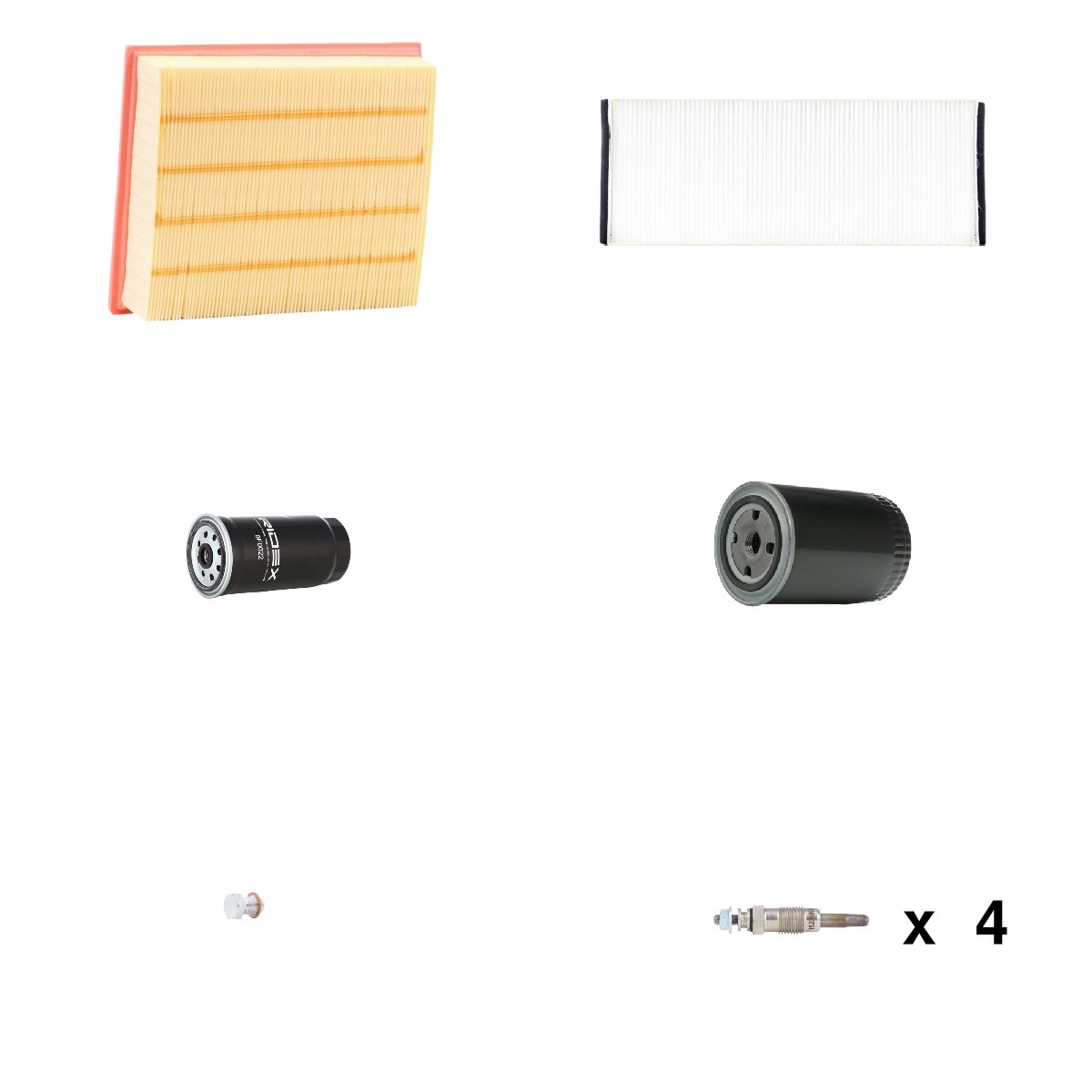 RIDEX 4682P5556: Onderhoudspakket