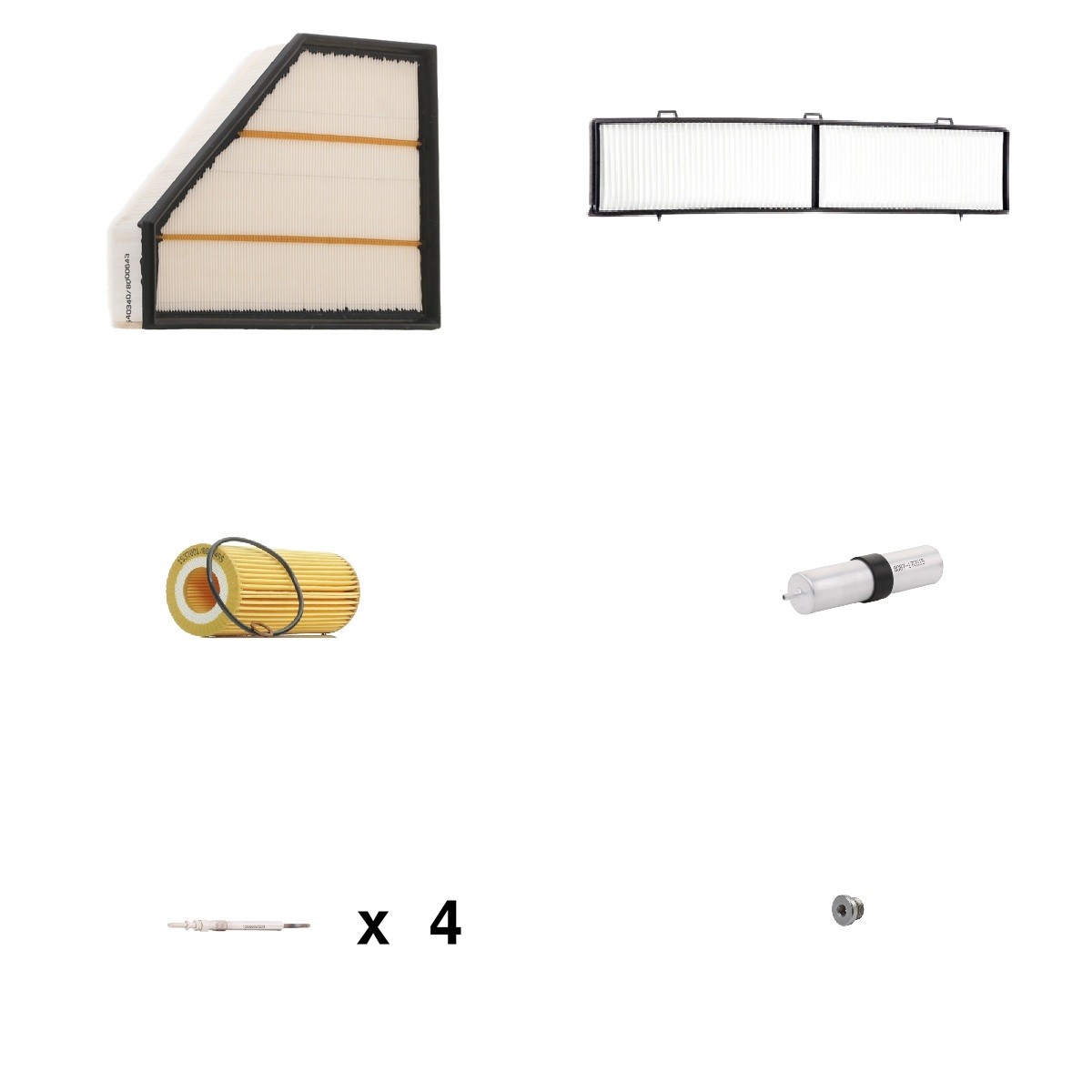 RIDEX 4682P6165: Onderhoudspakket