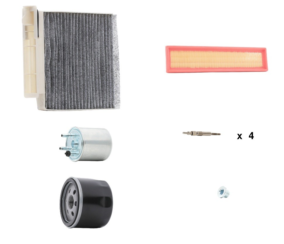 RIDEX 4682P7408: Kit tagliando