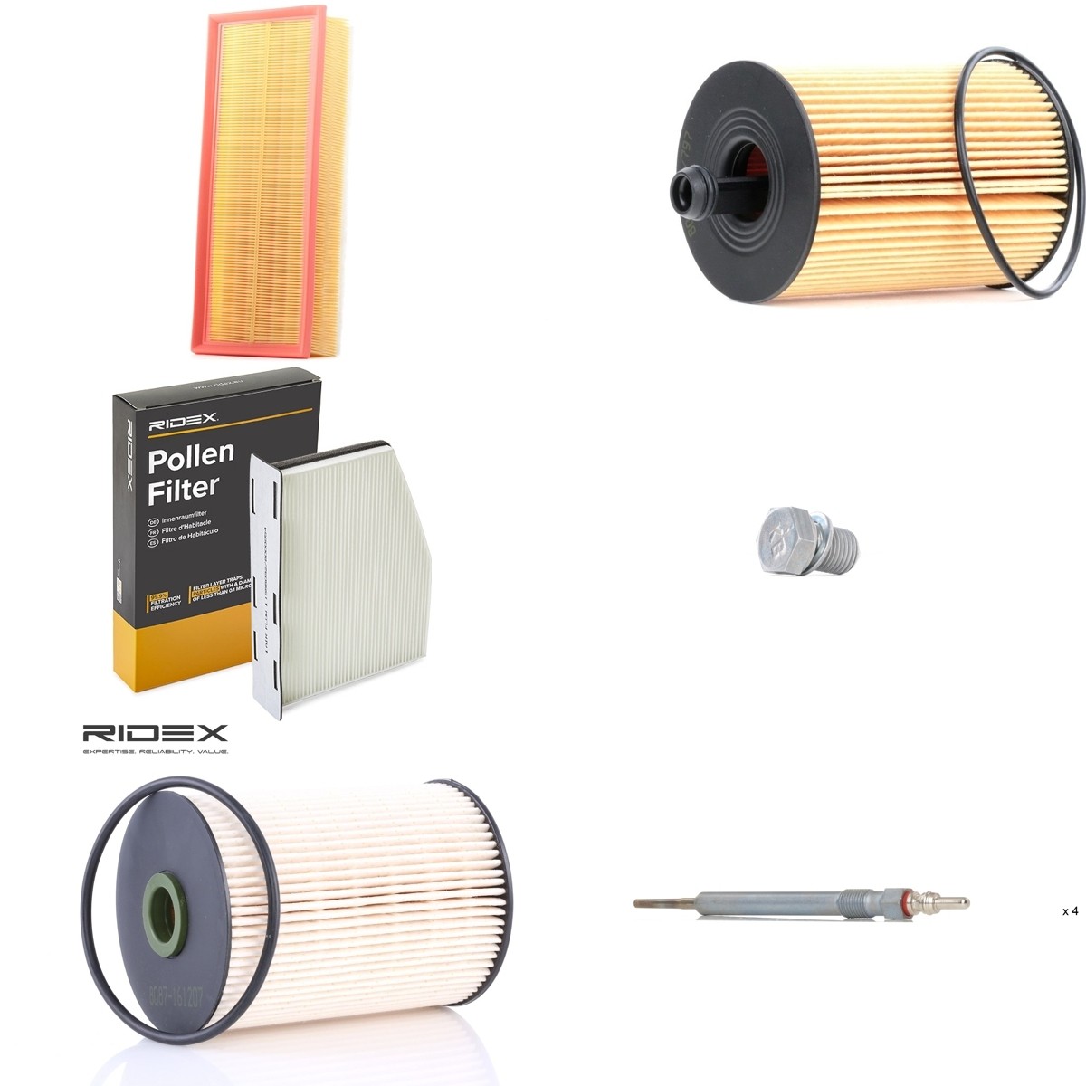 RIDEX 4682P8593: Inspektionspaket