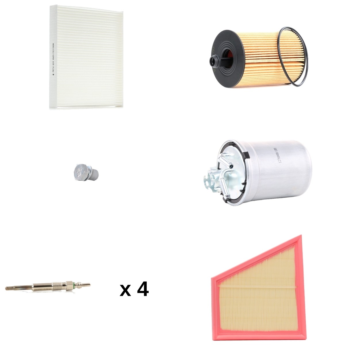 RIDEX 4682P9039: Servicepakke