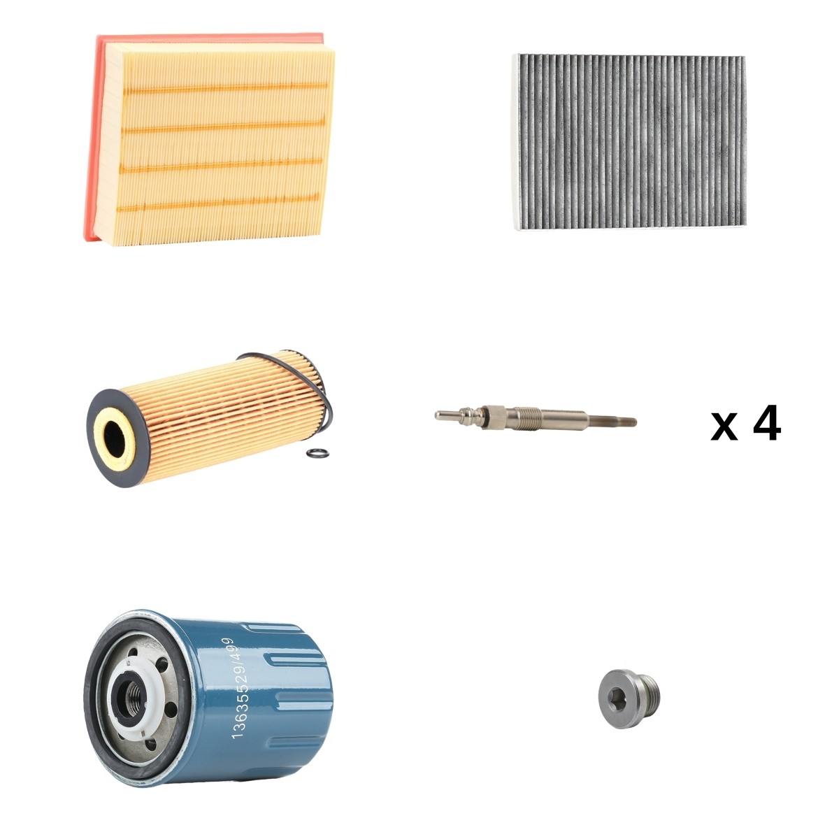 RIDEX 4682P10348: Kit de service