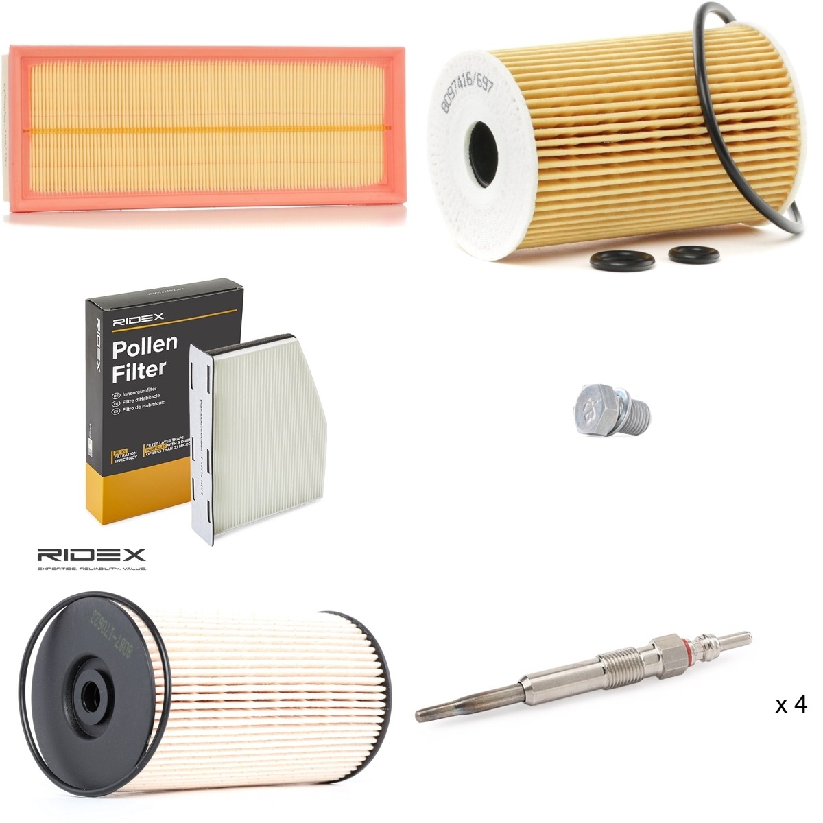 RIDEX 4682P10891: Комплекти за поддръжка