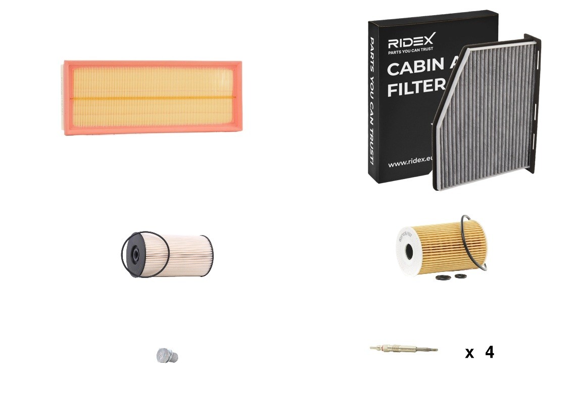 RIDEX 4682P10938: Zestaw części, przegląd okresowy