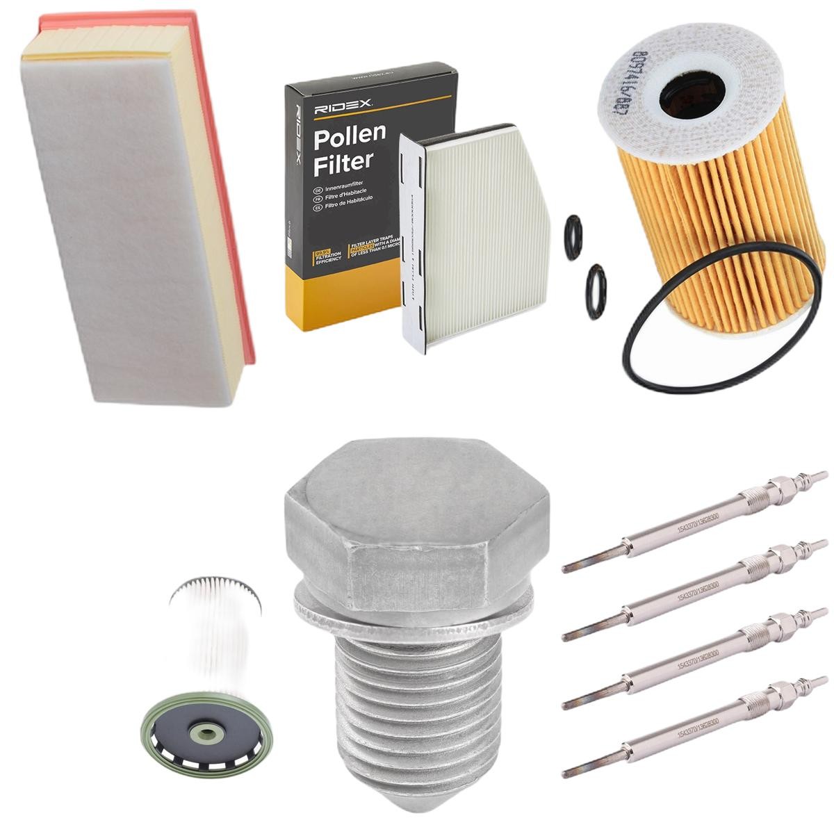 RIDEX 4682P11094: Osade komplekt, inspektsioon