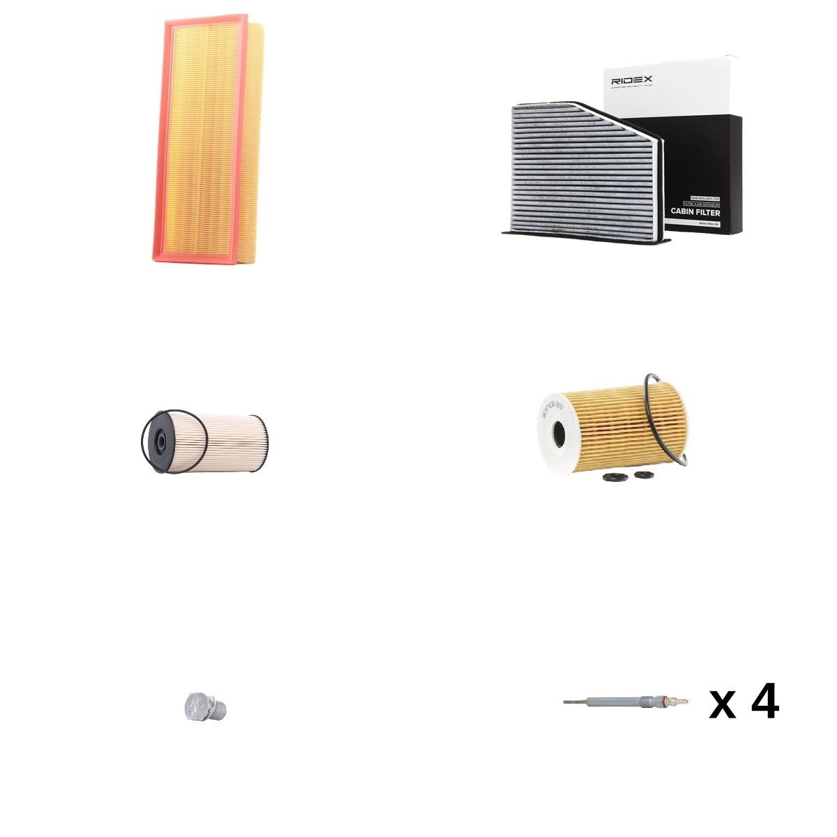 RIDEX 4682P11124: Kit de servicio