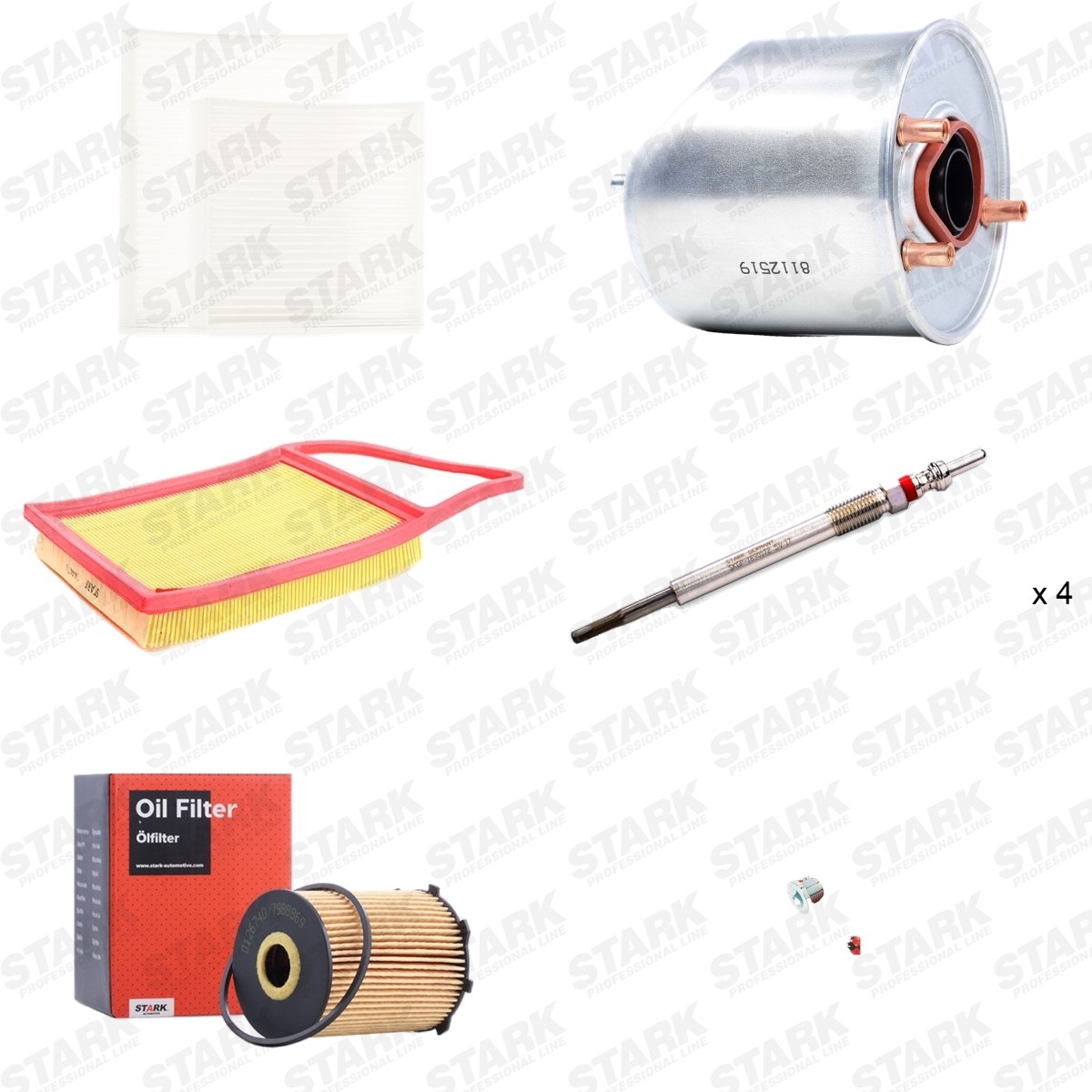 STARK SKPSM-45711880: Kit tagliando