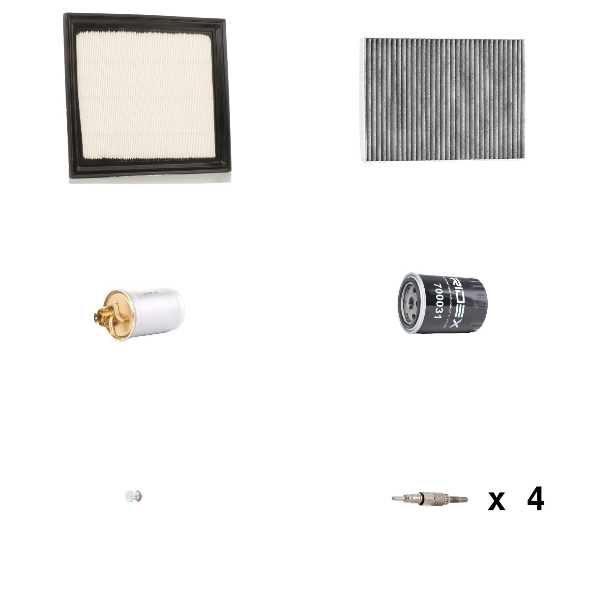 RIDEX 4682P13385: Onderhoudspakket