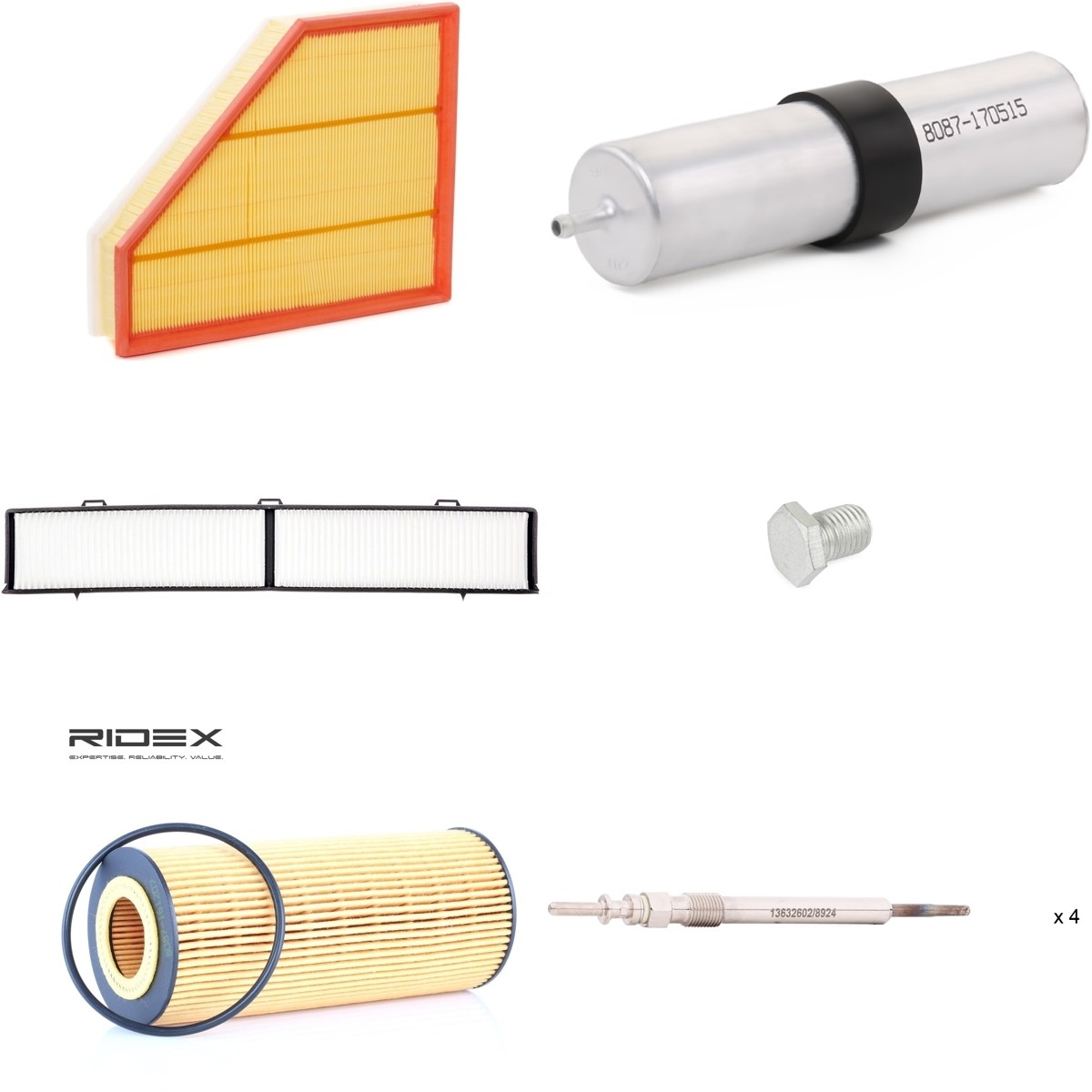 RIDEX 4682P14243: Alkarséz készlet, felülvizsgálat