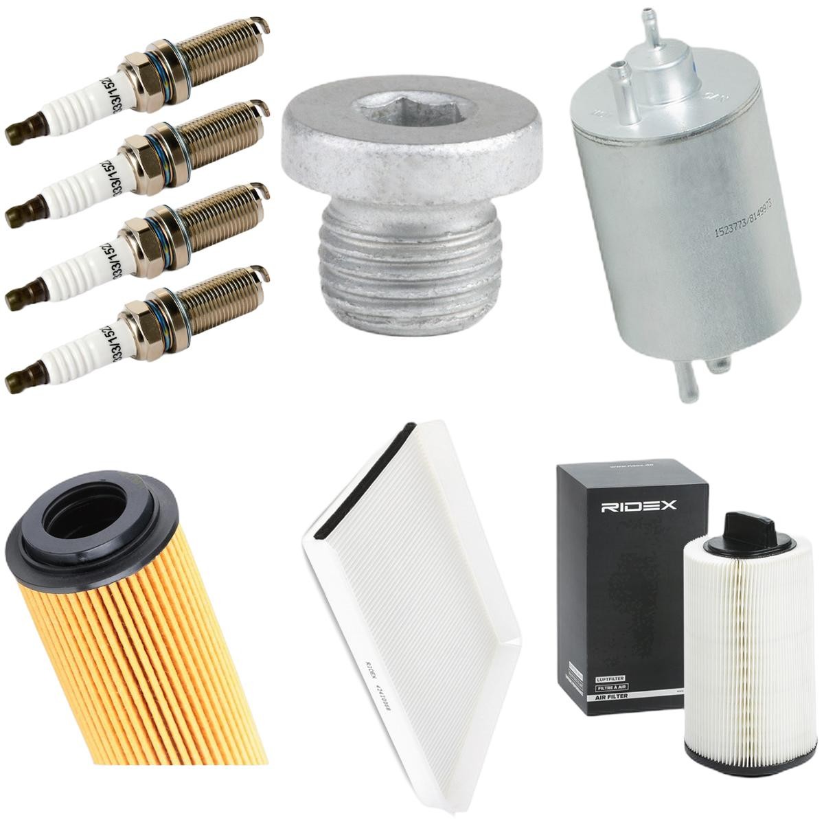 RIDEX 4682P15982: Kit tagliando