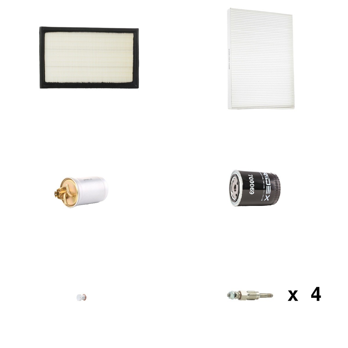 RIDEX 4682P16368: Servicepakke