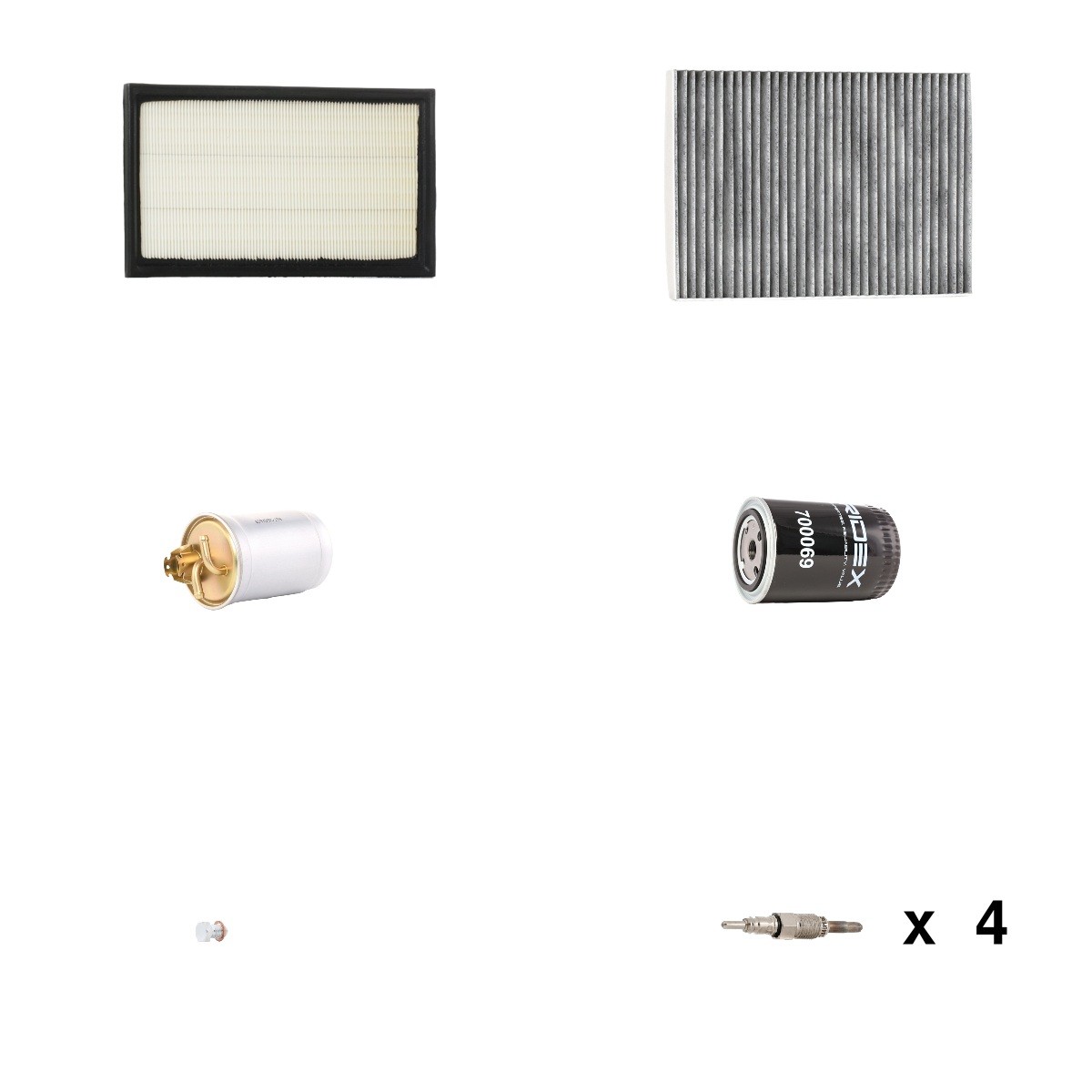 RIDEX 4682P16385: Onderhoudspakket