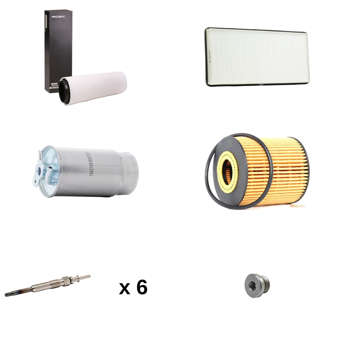 RIDEX 4682P16569: Onderhoudspakket