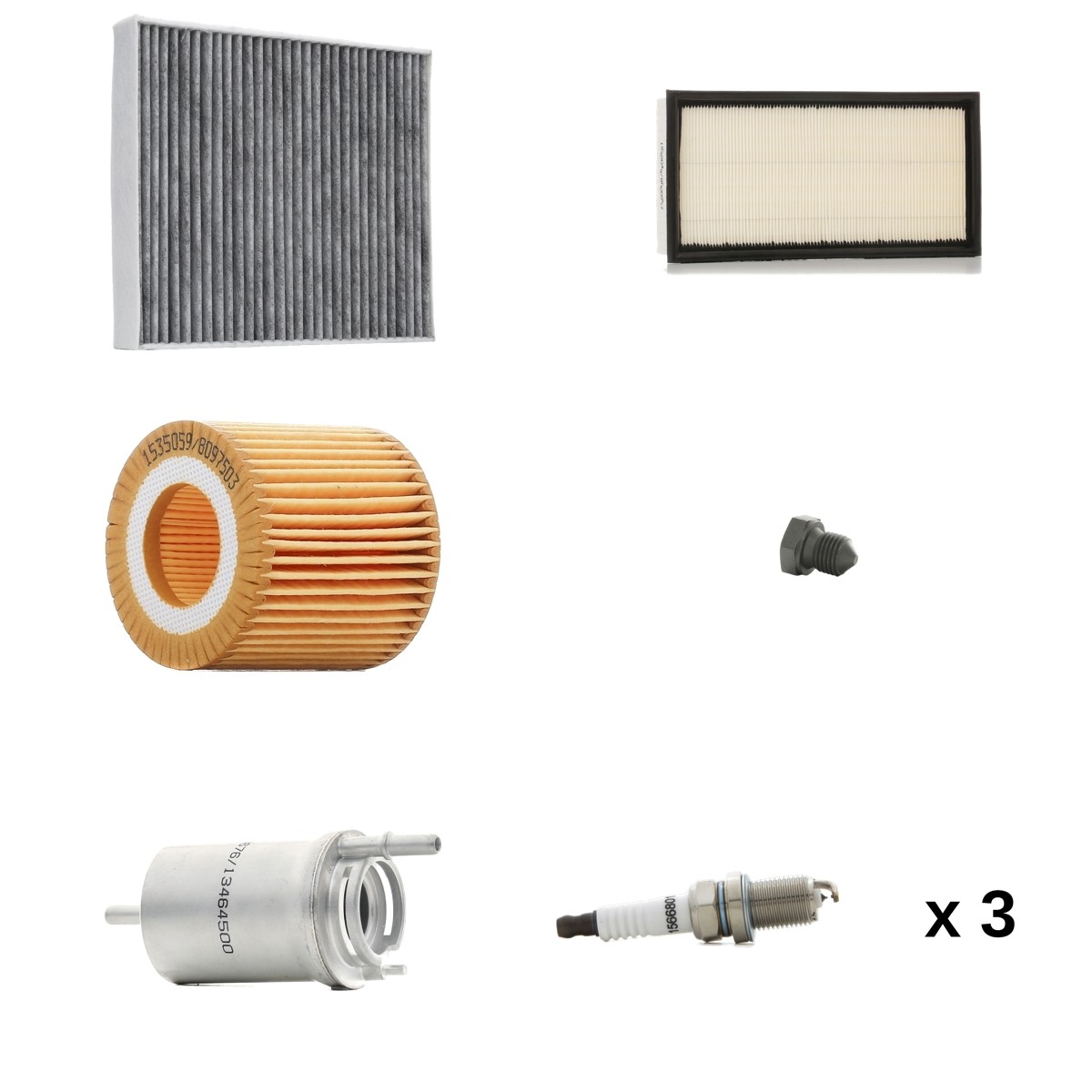 RIDEX 4682P21855: Kit tagliando