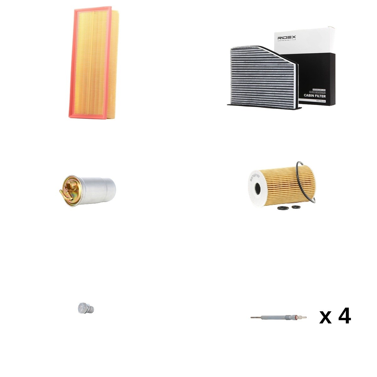 RIDEX 4682P22210: Onderhoudspakket