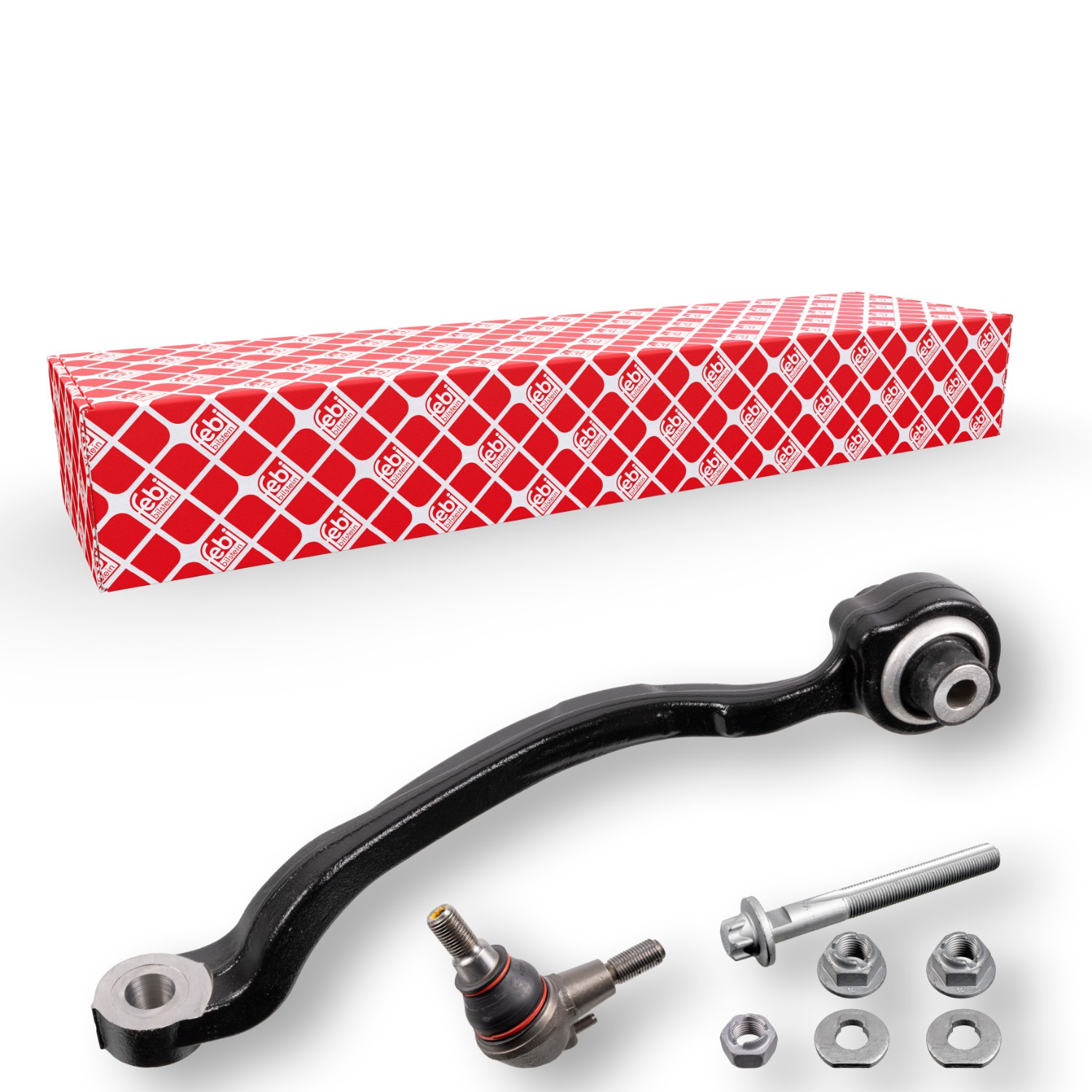 FEBI BILSTEIN 175410: Länkarm, hjulupphängning ProKit Nedre, framaxel vänster, Aluminium, med låsmutter, med spindelled, med skruv, med lager