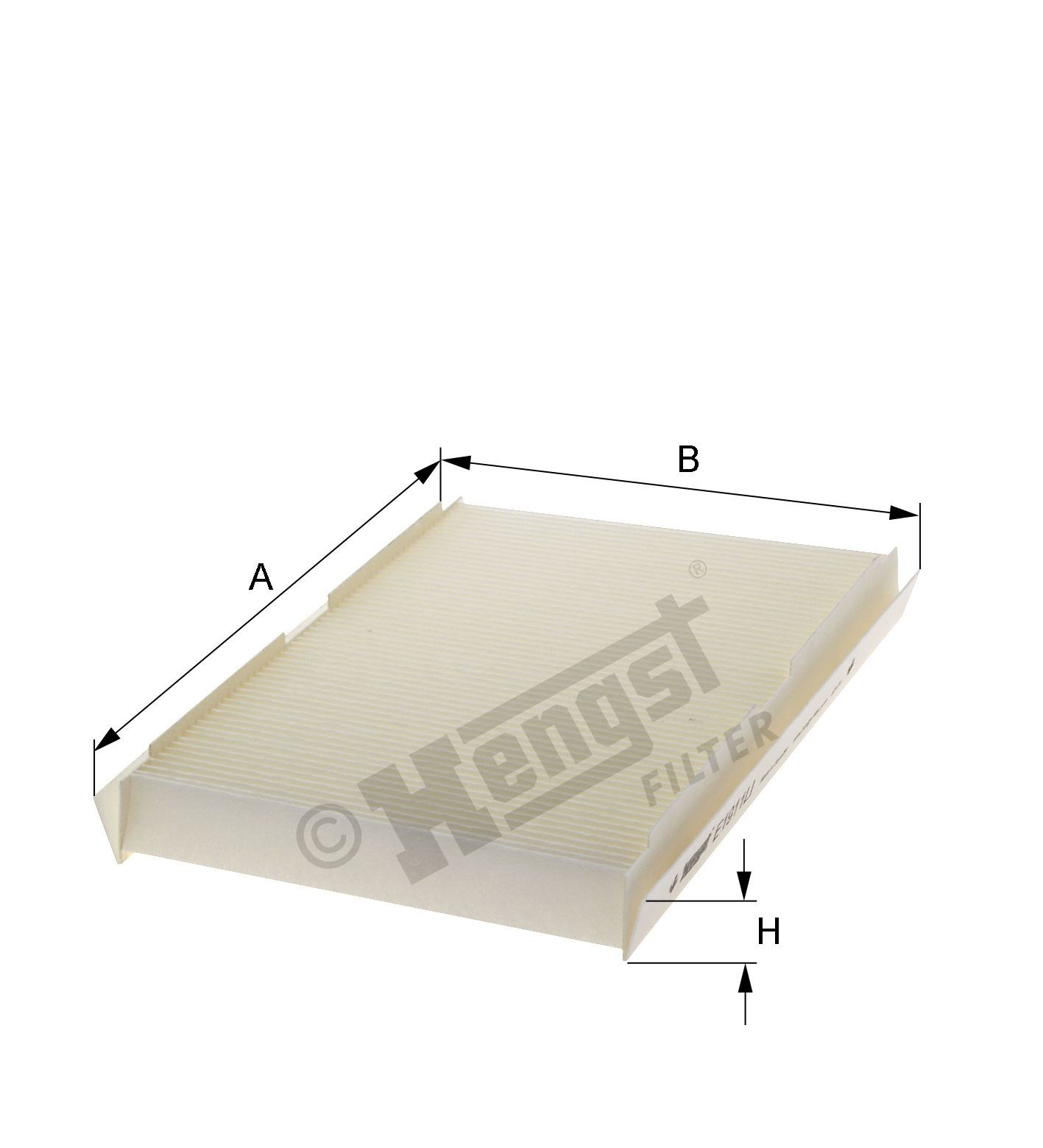 HENGST FILTER E1911LI: Interieurfilter pollenfilter