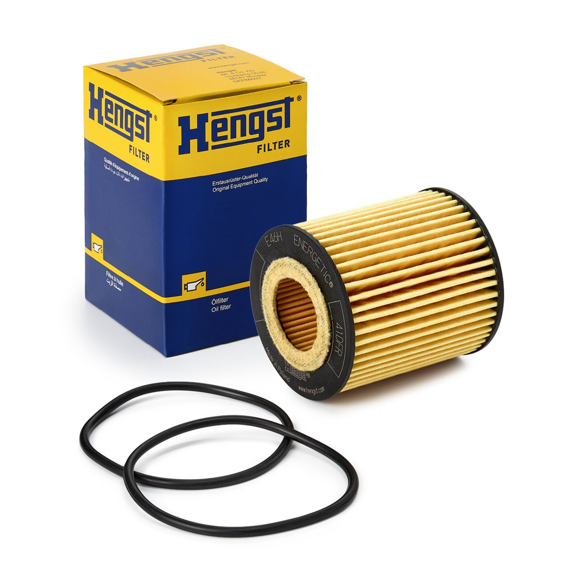 HENGST FILTER E46H D126: Oliefilter Met pakkingen
