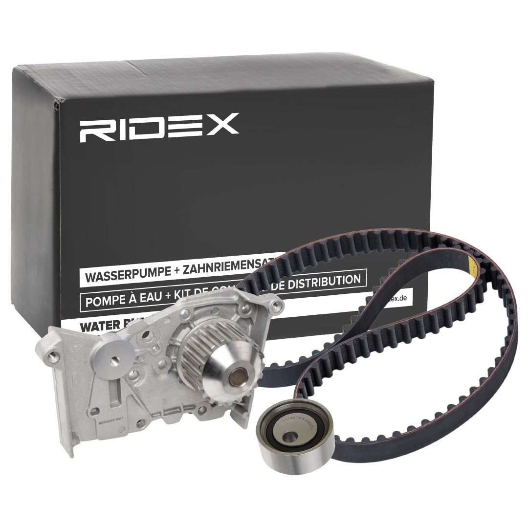 RIDEX 3096W0403: Bomba de agua + kit de correa de distribución Núm. dientes: 96, Ancho: 17mm