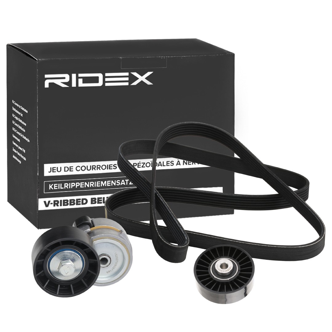 RIDEX 542R0919: Set curea transmisie cu caneluri