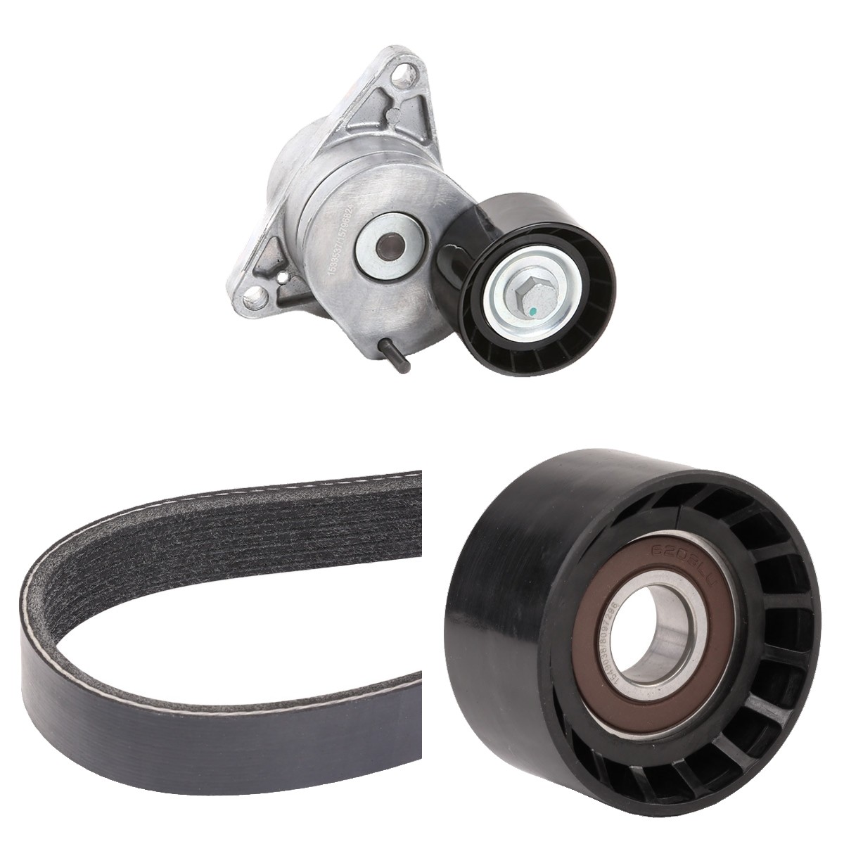 RIDEX 542R0947: Jogo de correias trapezoidais estriadas