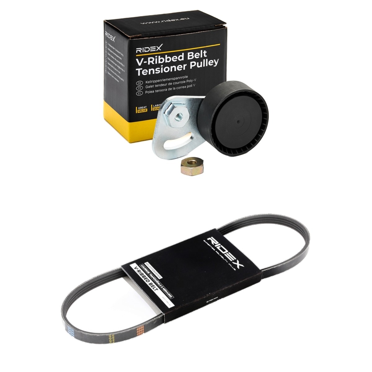 RIDEX 542R0985: Hosszbordás szíj készlet