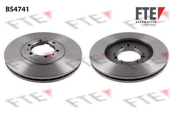 FTE 9072253: Bromsskiva framaxel, Ø: 280mm, ventilerad, Ø: 280mm