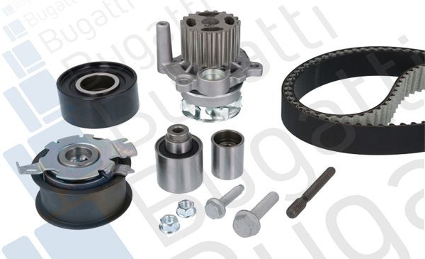 BUGATTI KBU10380G: Kit cinghia distribuzione, pompa acqua