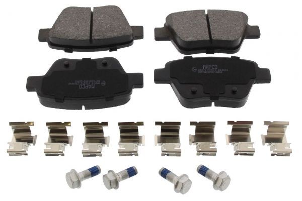 MAPCO 6959/1: Bremseklosser bakaksel, med tilbehør, med bremsecaliperskruer