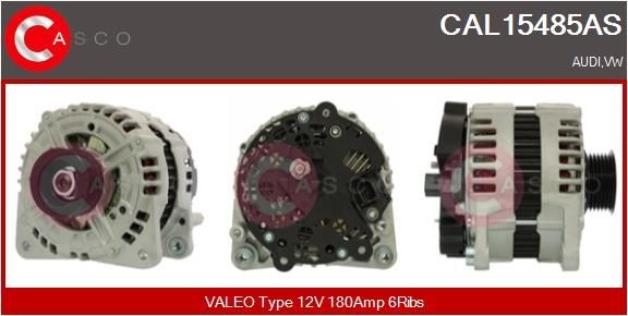 CASCO CAL15485AS: Dynamo / Alternator Genuine 180A, Met geïntegreerde regelaar