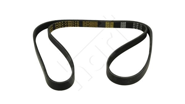 HART 334 305: Correia trapezoidal estriada 1590mm, Número de nervuras: 5