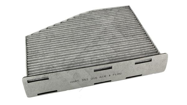 HART 352 016: Filtre d'habitacle Filtre à charbon actif