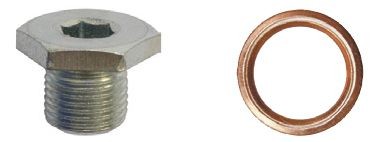 RESTAGRAF 221458: Vite di chiusura, vaschetta dell'olio M14 x 1,25, con guarnizione