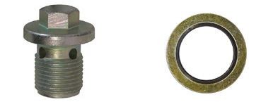 RESTAGRAF 221499: Uzatváracia skrutka, olejová vaňa M18 x 1,50, s tesnenim