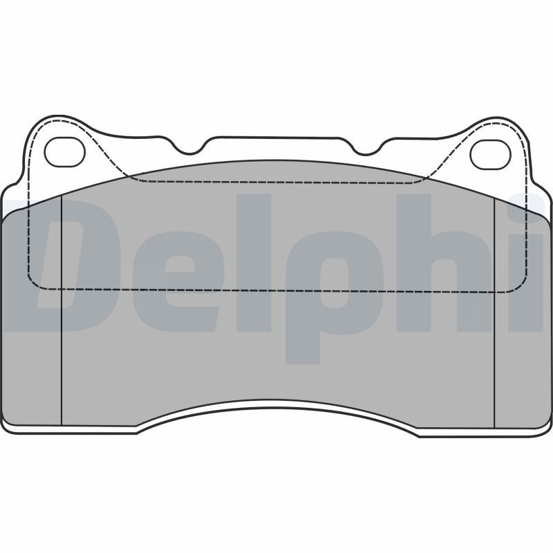 DELPHI LP1422: Remblokken Zonder toebehoren