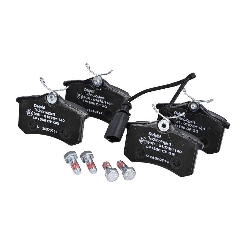 DELPHI LP1556: Plaquettes de frein avec accessoires, avec tôle anti-bruit