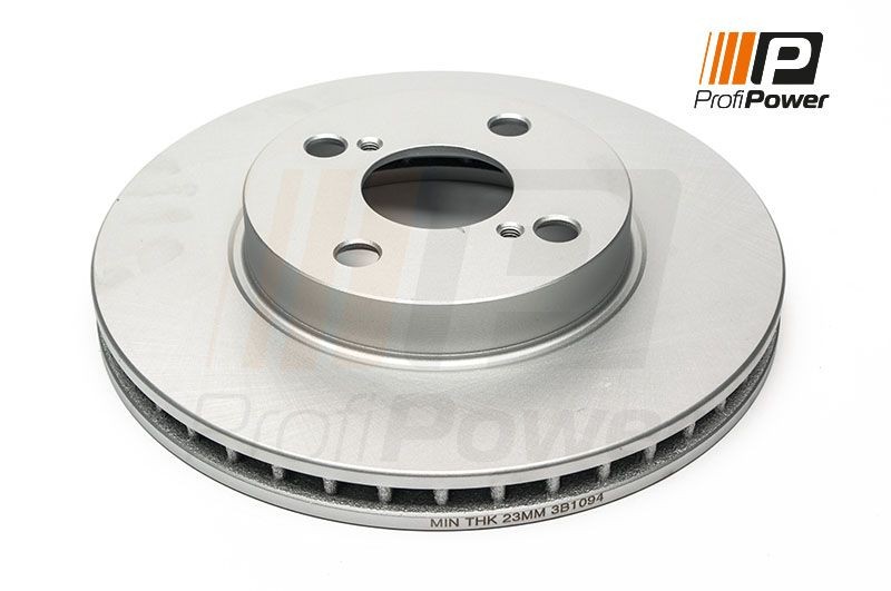 ProfiPower 3B1094: Remschijf Ø: 255mm, Geventileerd, Ø: 255mm
