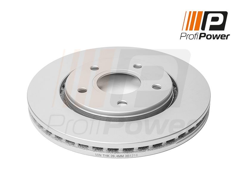 ProfiPower 3B1216: Remschijf Ø: 302mm, Geventileerd, Ø: 302mm