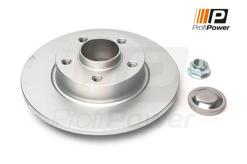 ProfiPower 3B2162K: Bremžu diski Ø: 280mm, pilnīgi, Ø: 280mm, ar integrētu riteņa rumbas gultni