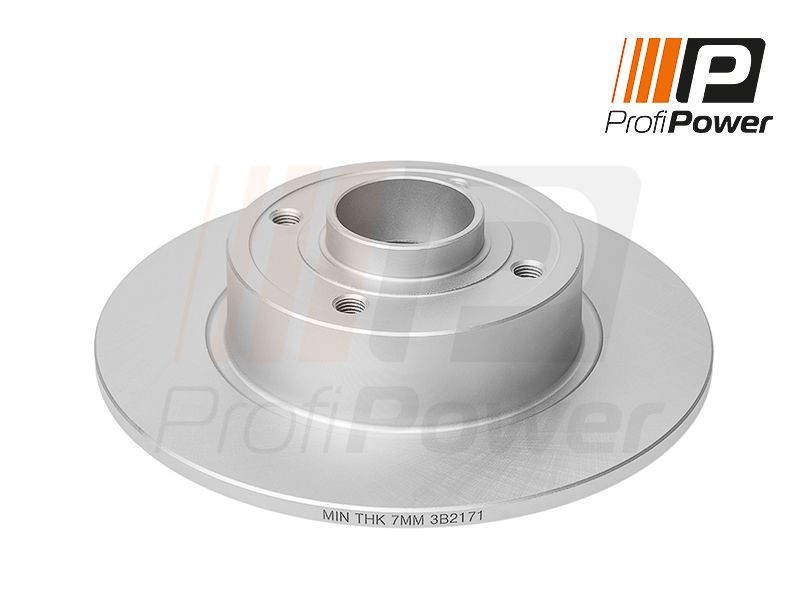 ProfiPower 3B2171 Bremsscheibe Ø: 240mm, voll, Ø: 240mm, mit ABS-Sensorring