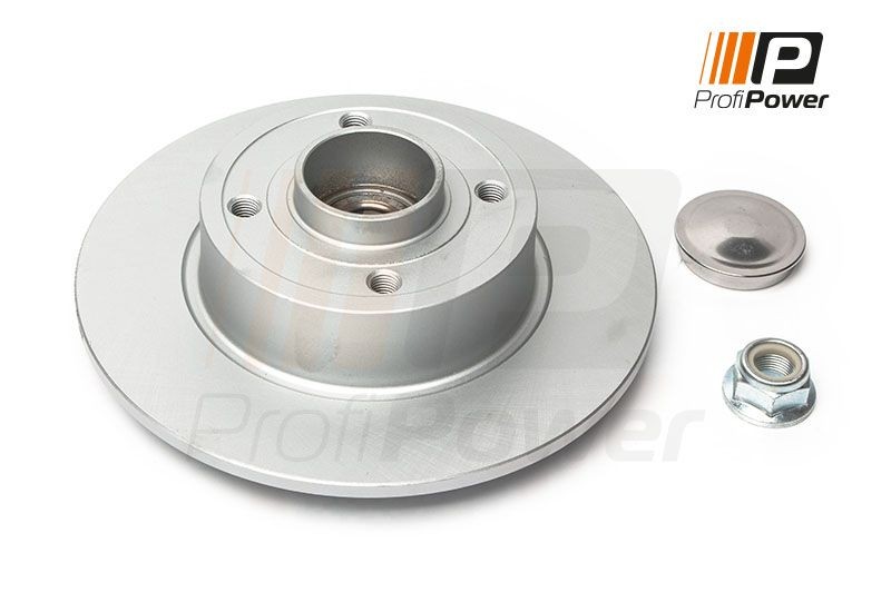 ProfiPower 3B2171K: Remschijf Ø: 240mm, volledig, Ø: 240mm, Met ingebouwd wiellager