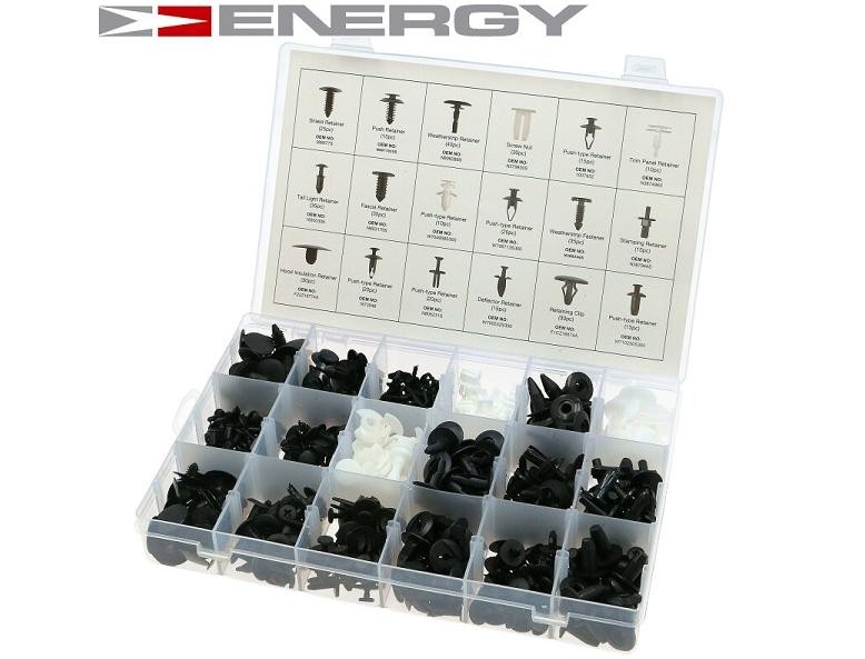 ENERGY NE00760: Fiksējošo skavu komplekts, Virsbūve