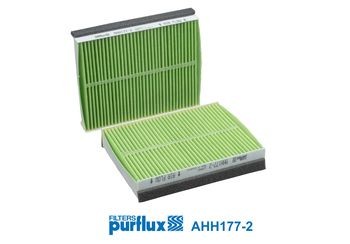 PURFLUX AHH177-2: Szűrő, utastér levegő CabinHepa+ Lebegő anyag szűrő (HEPA)