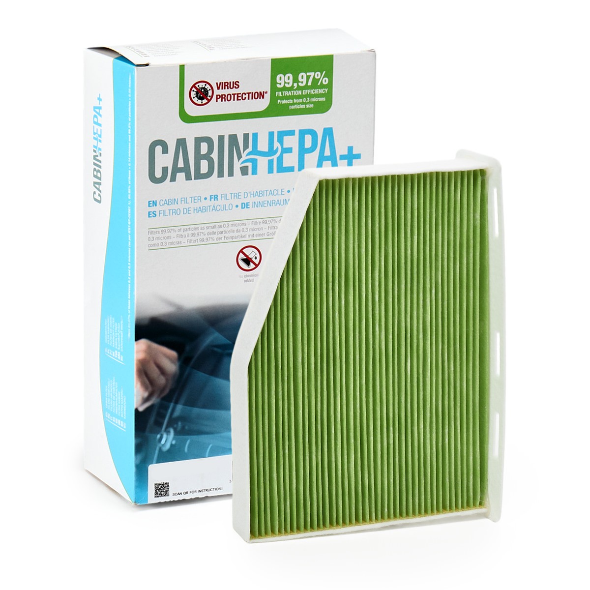 PURFLUX AHH378: Filtrs, Salona telpas gaiss CabinHepa+ Suspendēto vielu filtrs (HEPA)