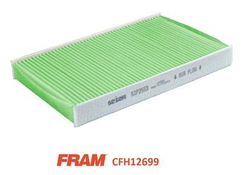 FRAM CFH12699: Interieurfilter Filter voor zwevende deeltjes (HEPA)