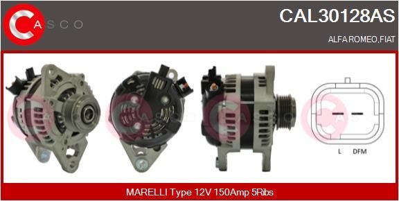 CASCO CAL30128AS: Alternator 150A