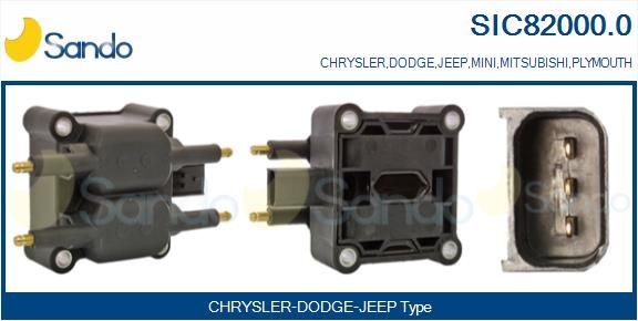 SANDO SIC82000.0: Aizdedzes spole 3polu