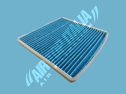 ASTER AS3A2414: Filtre d'habitacle Filtre à charbon actif avec polyphenol, avec effet antibactérien, aux propriétés anti-allergènes, avec une activité antifongique, avec action absorbant les odeurs, Filtre à poussière fine (PM 2.5)